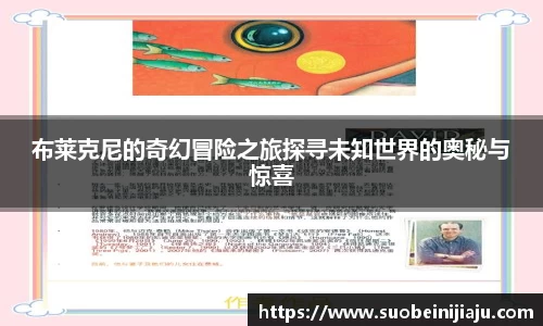 布莱克尼的奇幻冒险之旅探寻未知世界的奥秘与惊喜