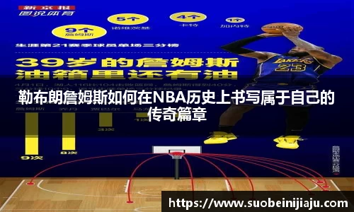 勒布朗詹姆斯如何在NBA历史上书写属于自己的传奇篇章